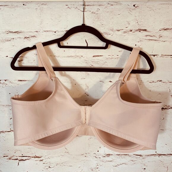 Vanity Fair 42DDD Beige Nude Beauty Back Smoother Full Coverage Bra Underwire - Picture 2 of 4